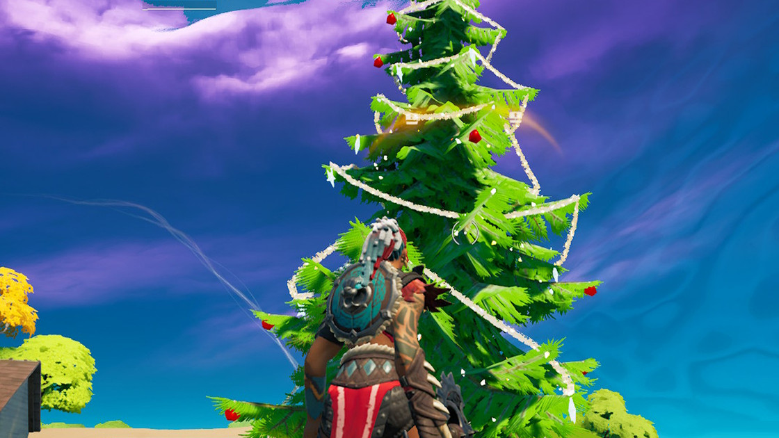 Fortnite : Danser près de différents sapins de Noël, défi saison 5