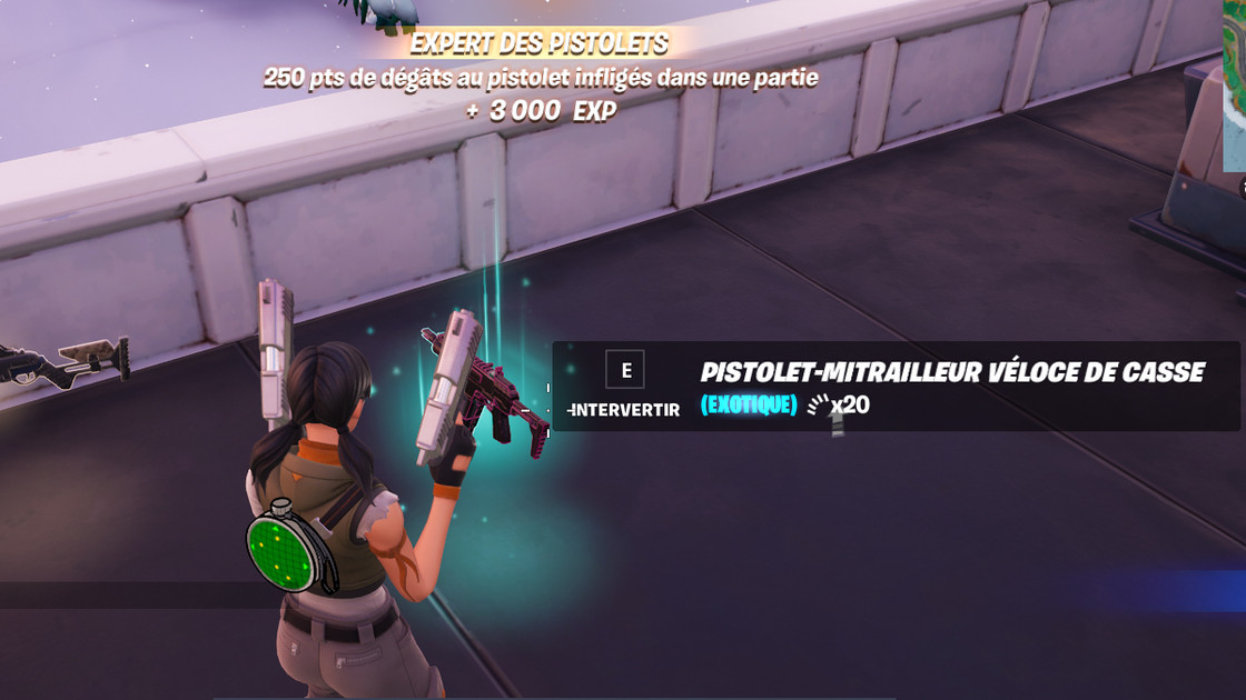 Arme exotique de casse dans Fortnite, où en trouver pour les défis Most Wanted de la saison 1 du chapitre 4 ?