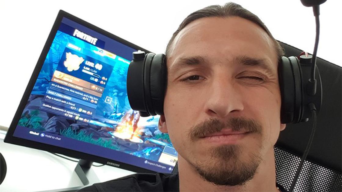 Fortnite : Zlatan Ibrahimović en stream sur Twitch