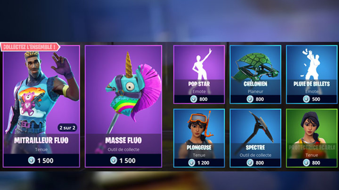 Boutique Fortnite 29 mai