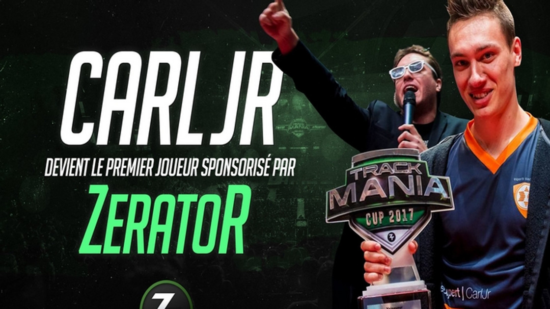 Trackmania : Zerator sponsorise Carl JR