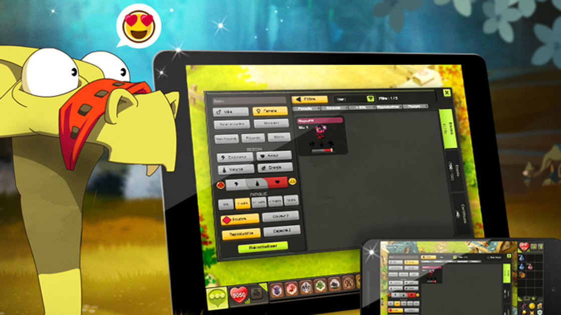 DOFUS Touch : Déplacer l'interface et les sorts en bas en changeant la résolution sur Android, root et sans root