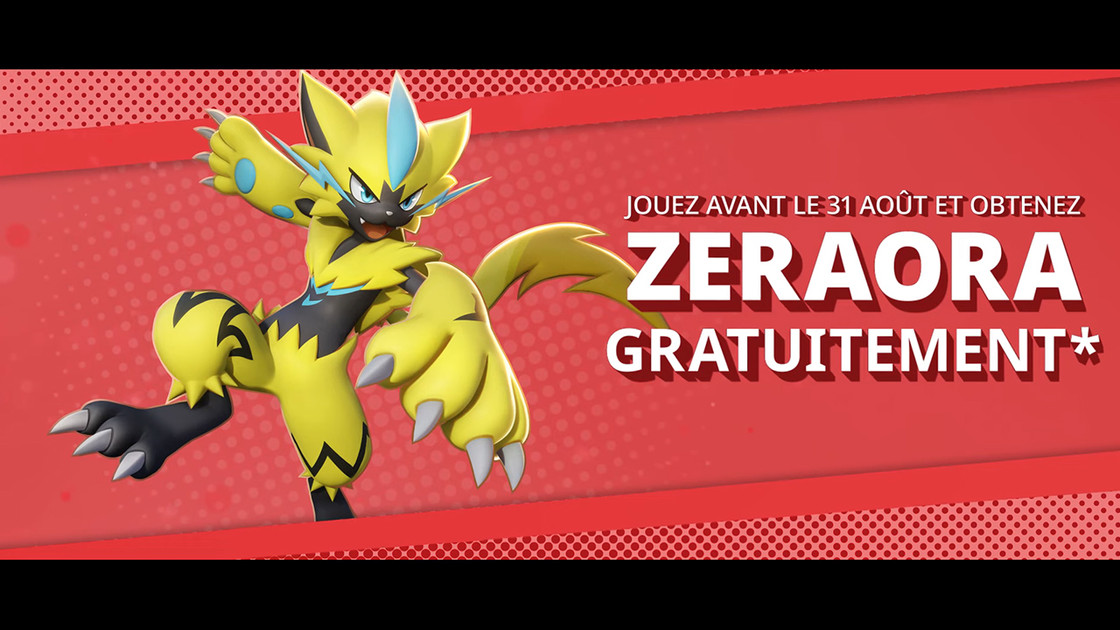 Zeraora Pokémon Unite, comment le débloquer gratuitement sur Switch ?