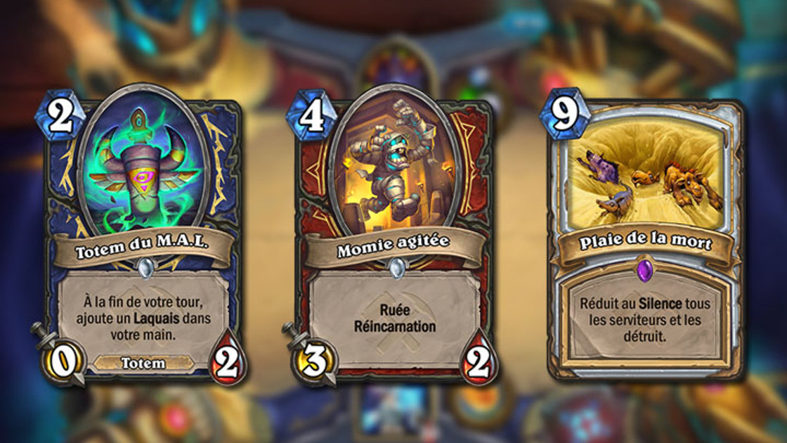 Hearthstone : Les cartes de l'extension Les Aventuriers d'Uldum