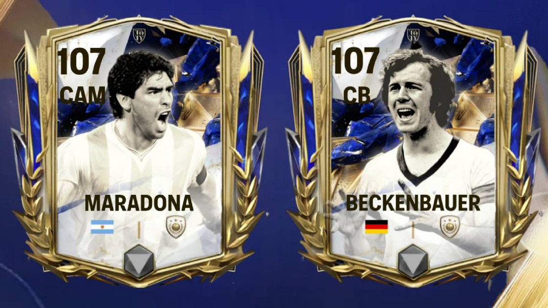 Des nouvelles Icons dans EA FC 25 ? Maradona, Beckenbauer et d'autres légendes de retour !