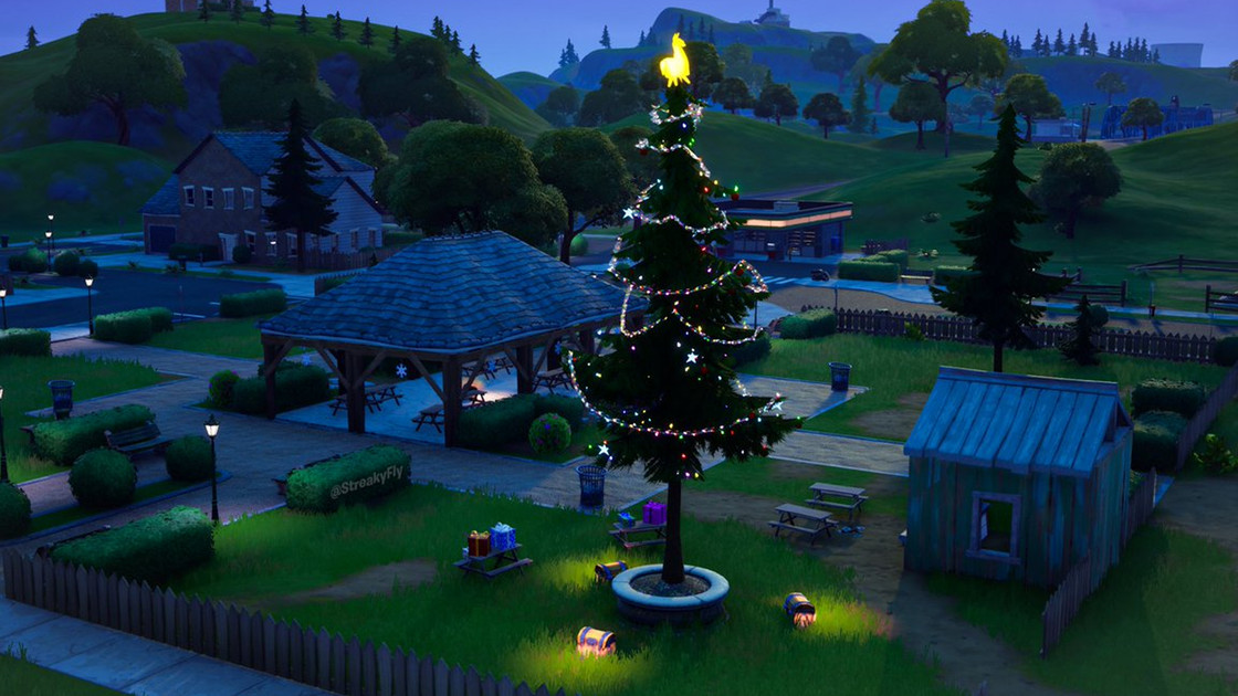 Où sont les sapins de Noël dans Fortnite en 2020 ?