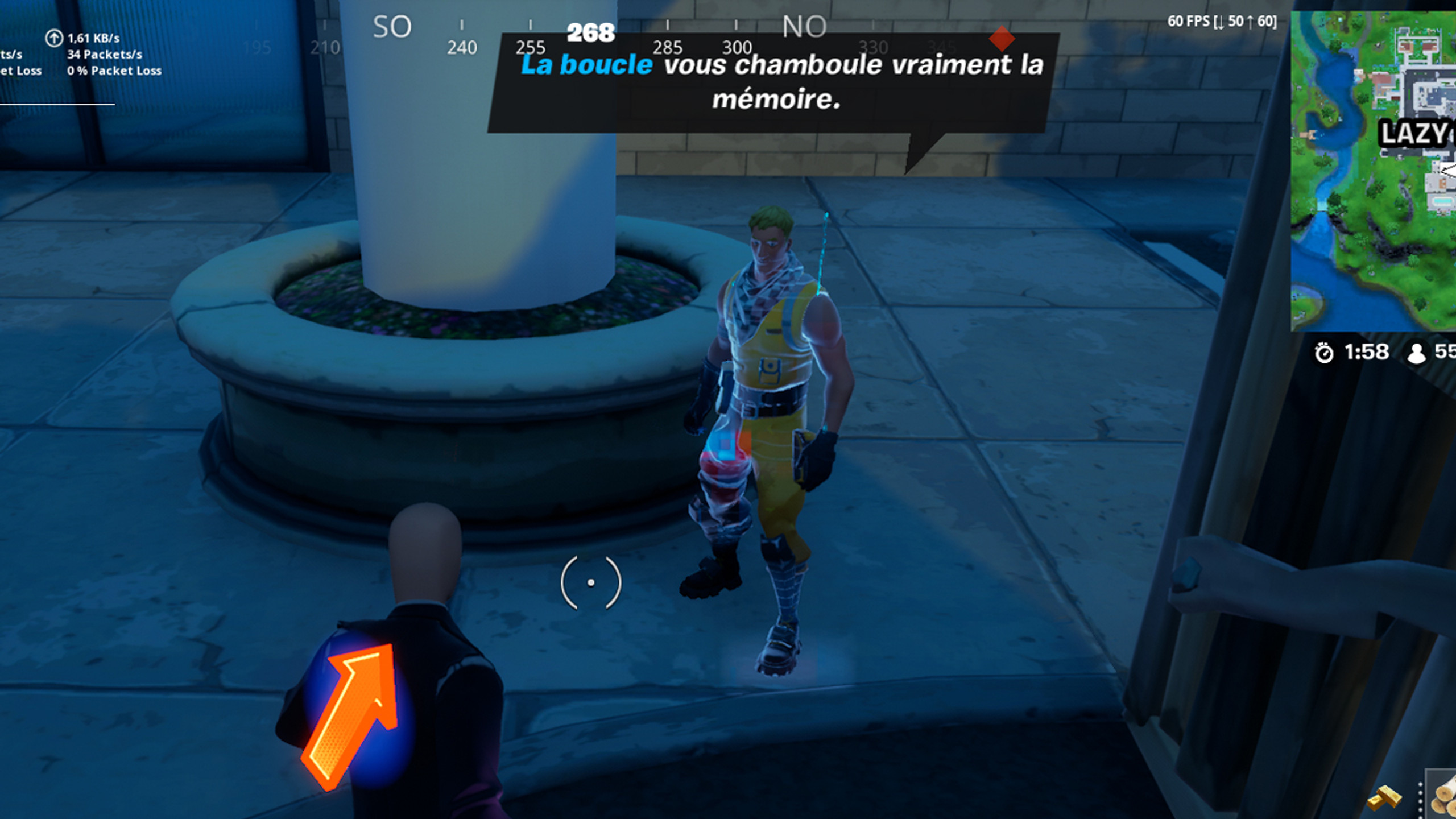 Où est Jonesy Originel dans Fortnite ?