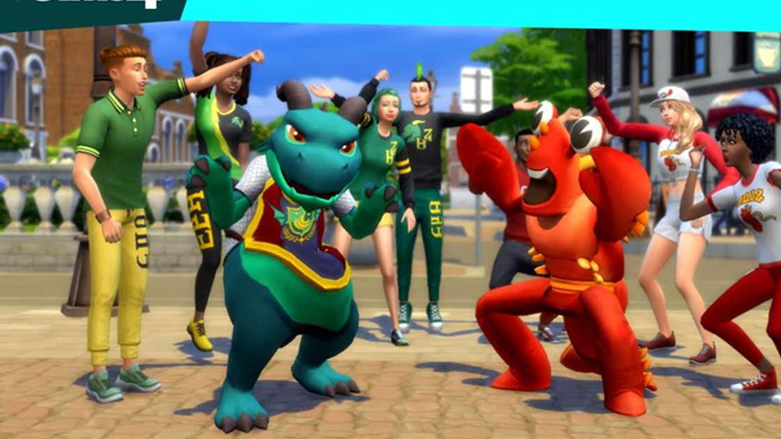 Sims 4 : We Love The School Spirit in the Air, trailer Université à 17 h