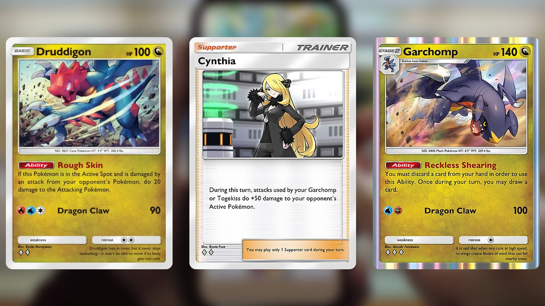 Meilleur deck Carchacrok avec Cynthia sur Pokémon TCG Pocket : liste des cartes