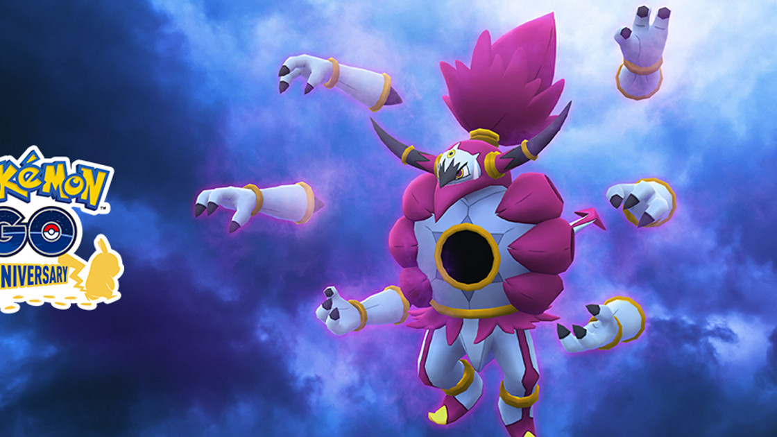 Hoopa Déchaîné sur Pokémon GO, comment changer la forme de Hoopa ?