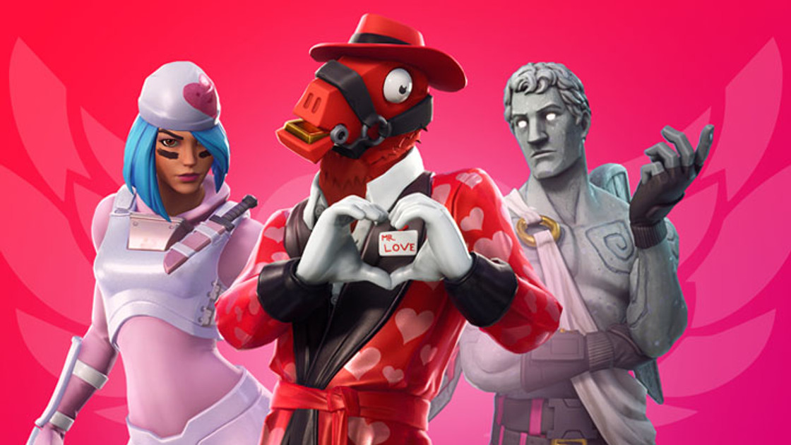 Fortnite : Répandez l'amour, événement pour la Saint-Valentin avec des défis, des skins et un tournoi