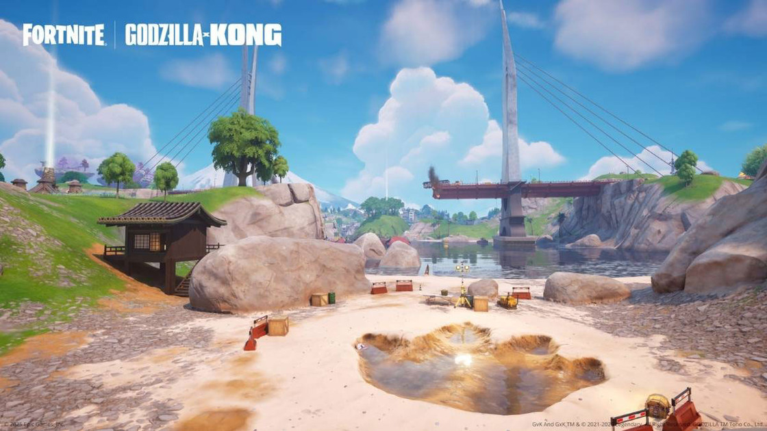 Comment trouver les empreintes de Godzilla et compléter la quête Monsterverse sur Fortnite ?