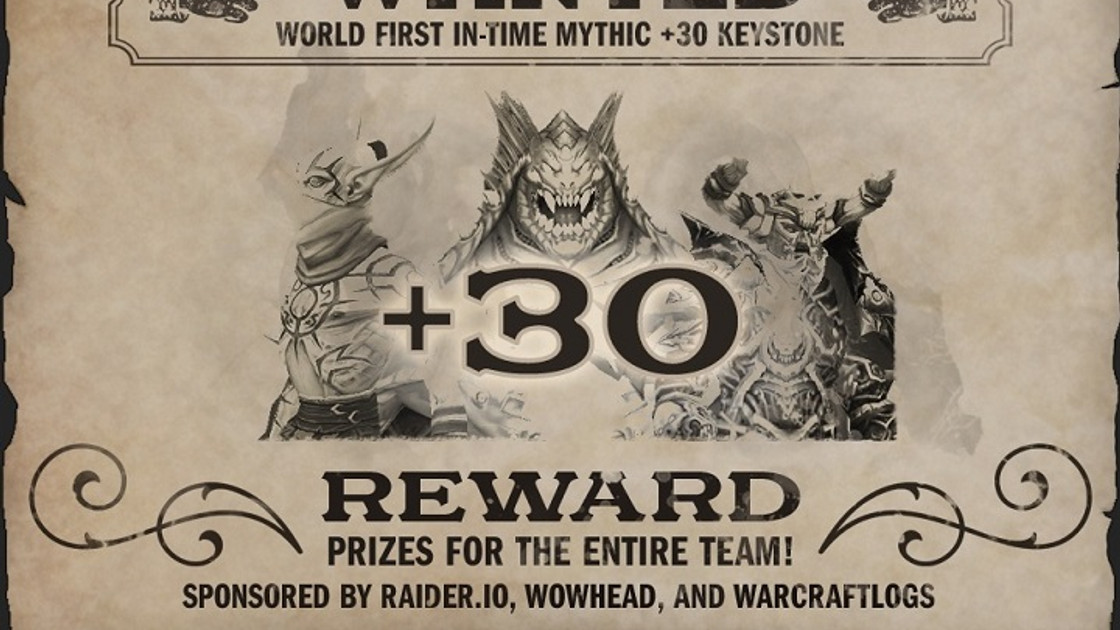 World of Warcraft : Concours Wowhead, Raider.IO et WarcraftLogs, compléter un mythique +30