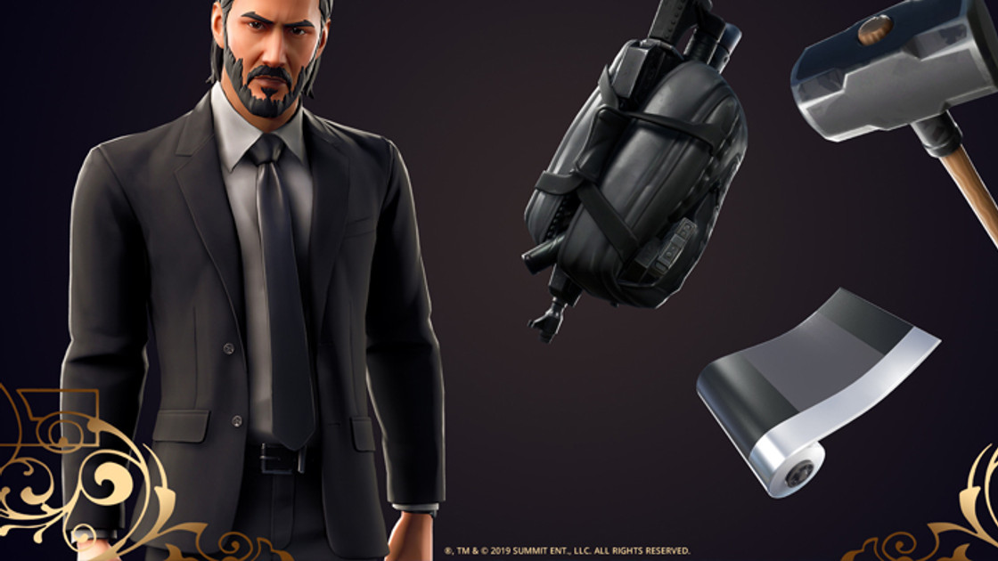 Fortnite : John Wick, le skin officiel prévu pour la Prime de Wick