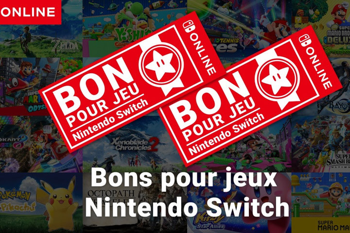 Des bons pour des jeux à prix réduit sur Switch