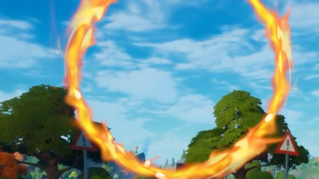 Fortnite : Traverser le cercle enflammé de Salty Springs avec un véhicule, défi semaine 5