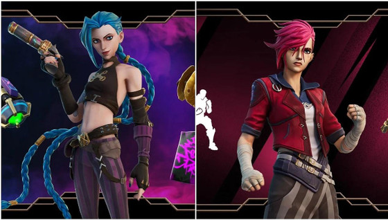 Fortnite : les skins Arcane de Vi et Jinx de retour dans la boutique avec celui d'un autre personnage de la série !