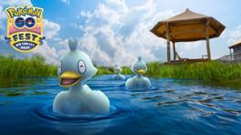 Paradis Aquatique sur Pokémon Go, avec Couaneton shiny pour la première fois