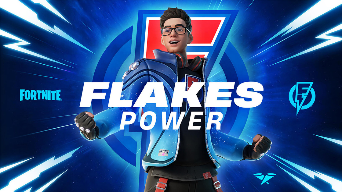 Flakes Power débarque sur Fortnite : Tenue, accessoires, codes d'iles creatives et coupe à venir dans la série Icônes