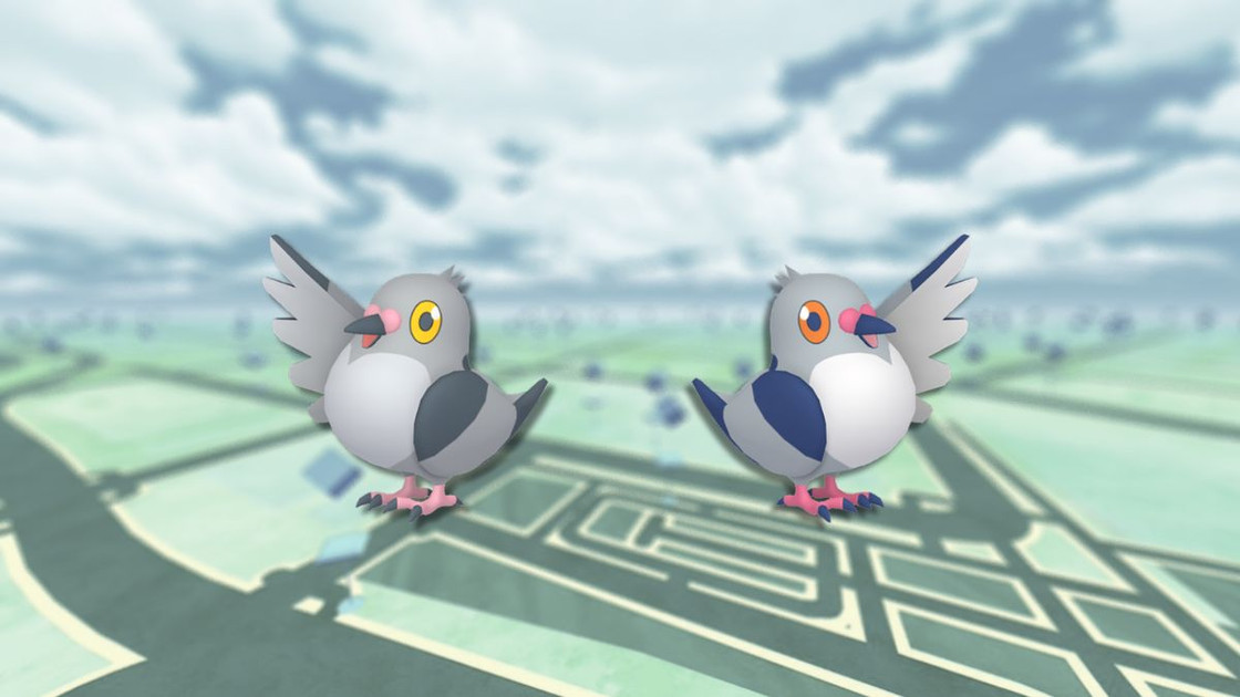 Poichigeon : Shiny et bonus de l'Heure Vedette sur Pokémon Go