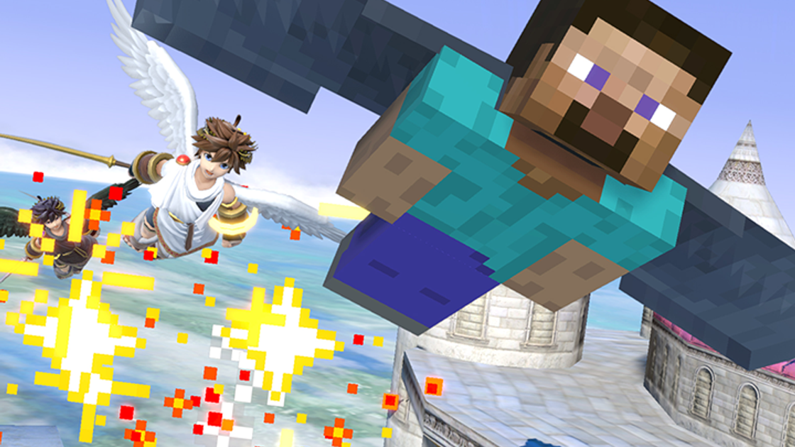 Super Smash Bros x Minecraft, Steve comme nouveau combattant