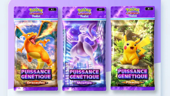 Les Boosters dans Pokémon Pocket : quelles cartes trouver dans les Boosters Dracaufeu, Mewtwo et Pikachu ?