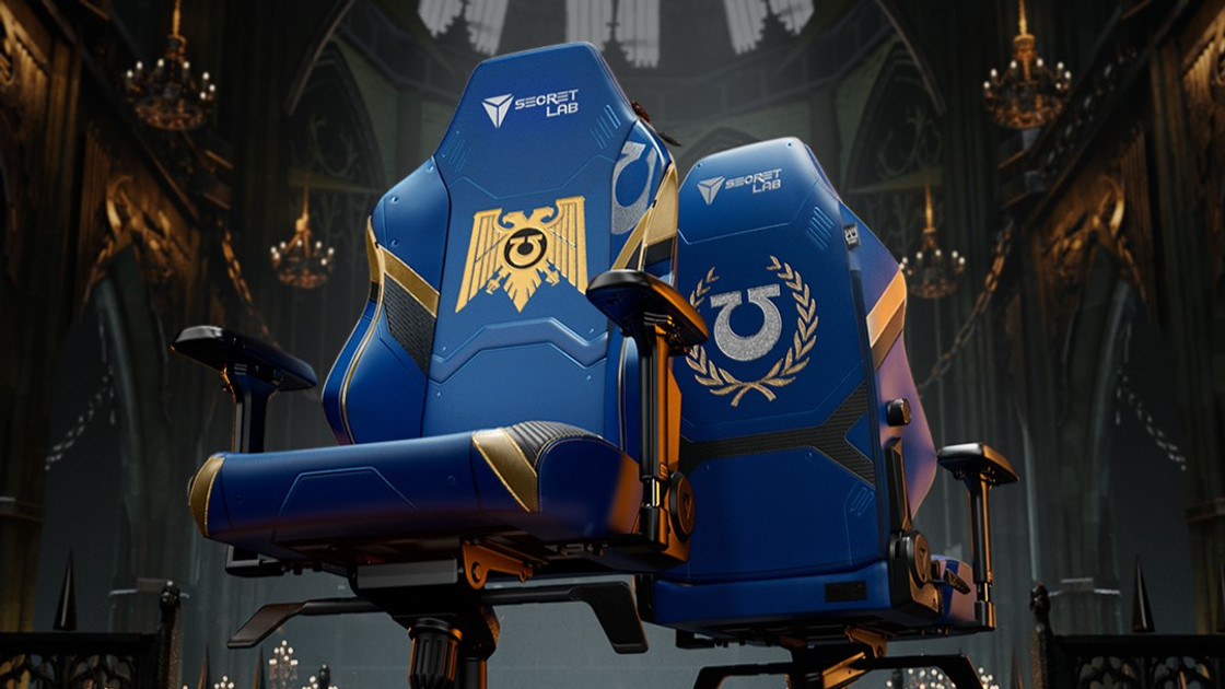 Secretlab lance une nouvelle chaise gaming TITAN EVO aux couleurs de Warhammer 40,000 Ultramarines