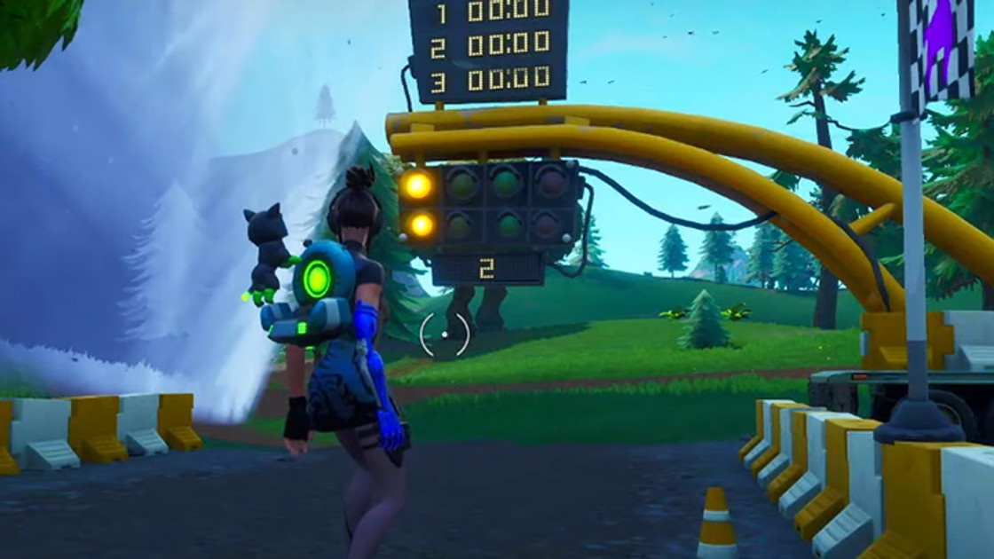 Fortnite : Terminer un tour sur un circuit, défi Course Tempétueuse, guide pour le réaliser