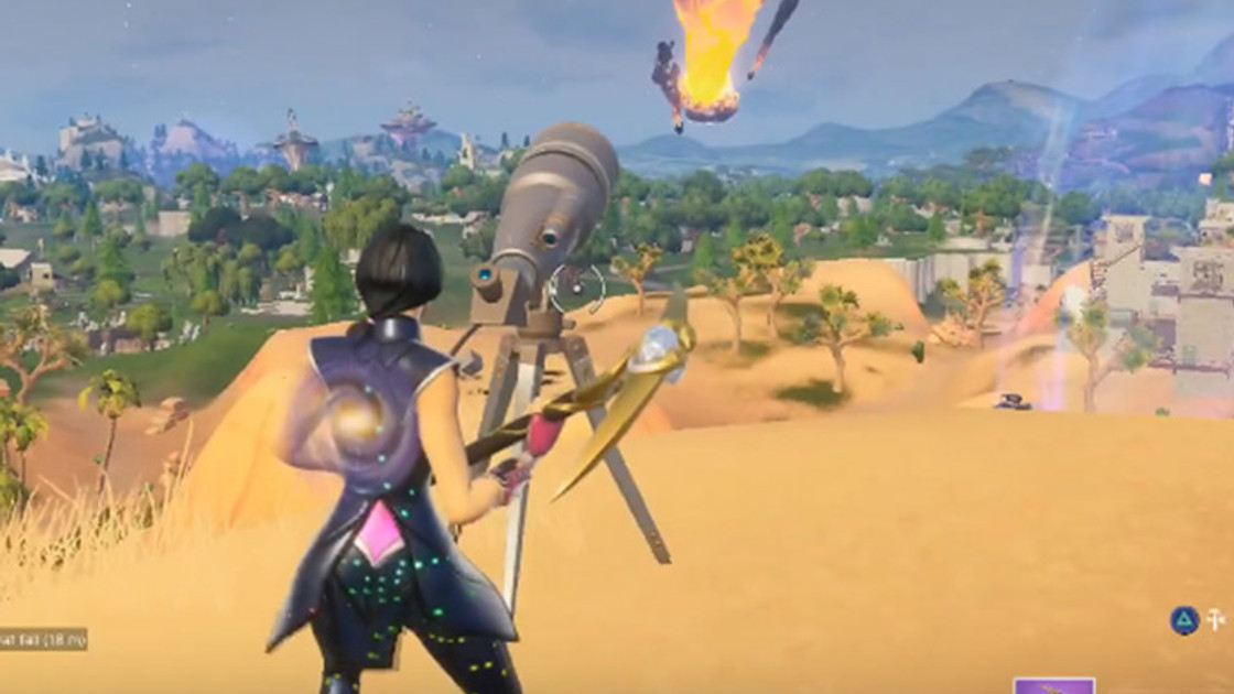 Fortnite : Danser à différents téléscopes en une seule partie, défi Course tempétueuse, guide pour le réaliser