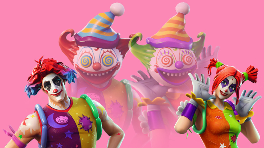 Fortnite : Nouveaux skins et skins clowns pour le patch 5.41, planeur, sac