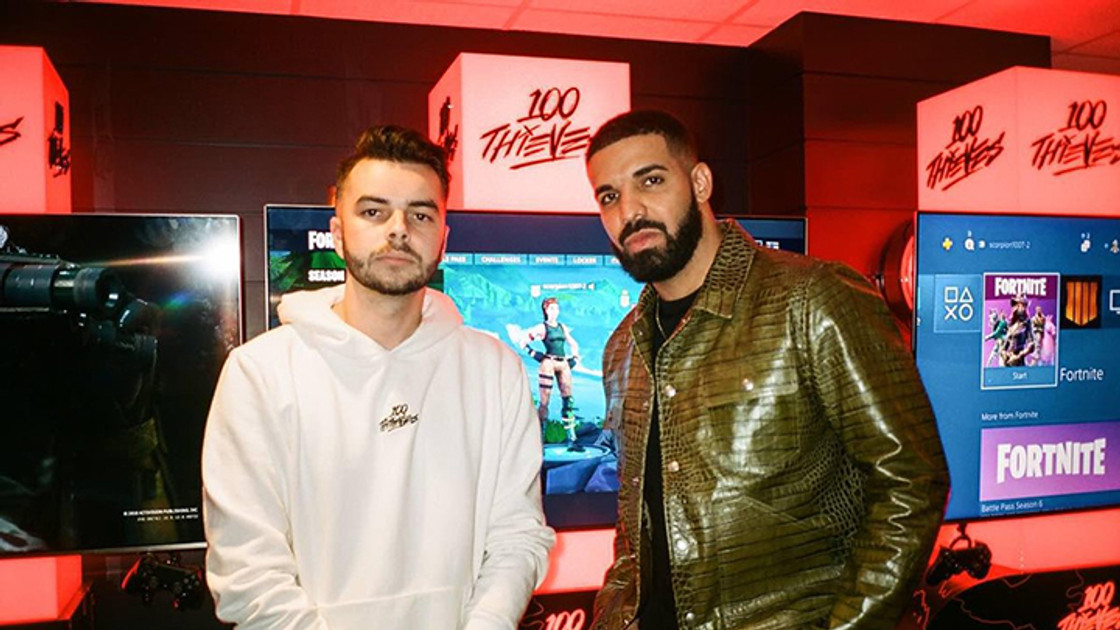 Esport : Drake investisseur chez 100 Thieves