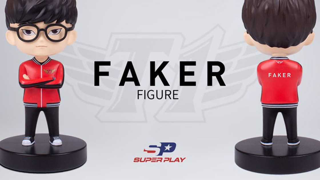 LoL : Une figurine à l'effigie de Faker en vente chez T1