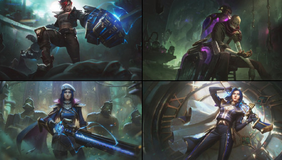 La saison 2 d'Arcane débarque sur League of Legends avec 4 nouveaux skins : Vi, Singed et Caitlyn !