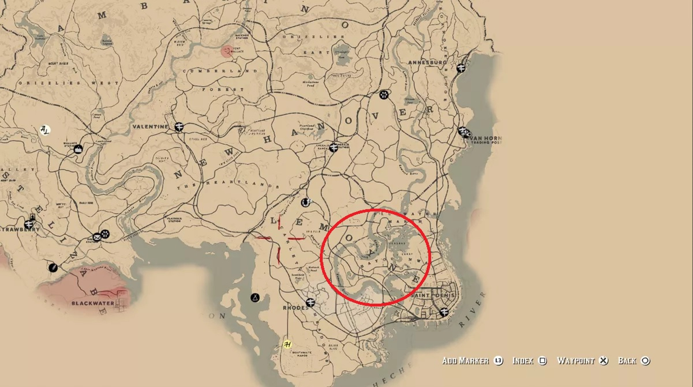 carte-emplacement-laurier-rose-red-dead-redemption-2