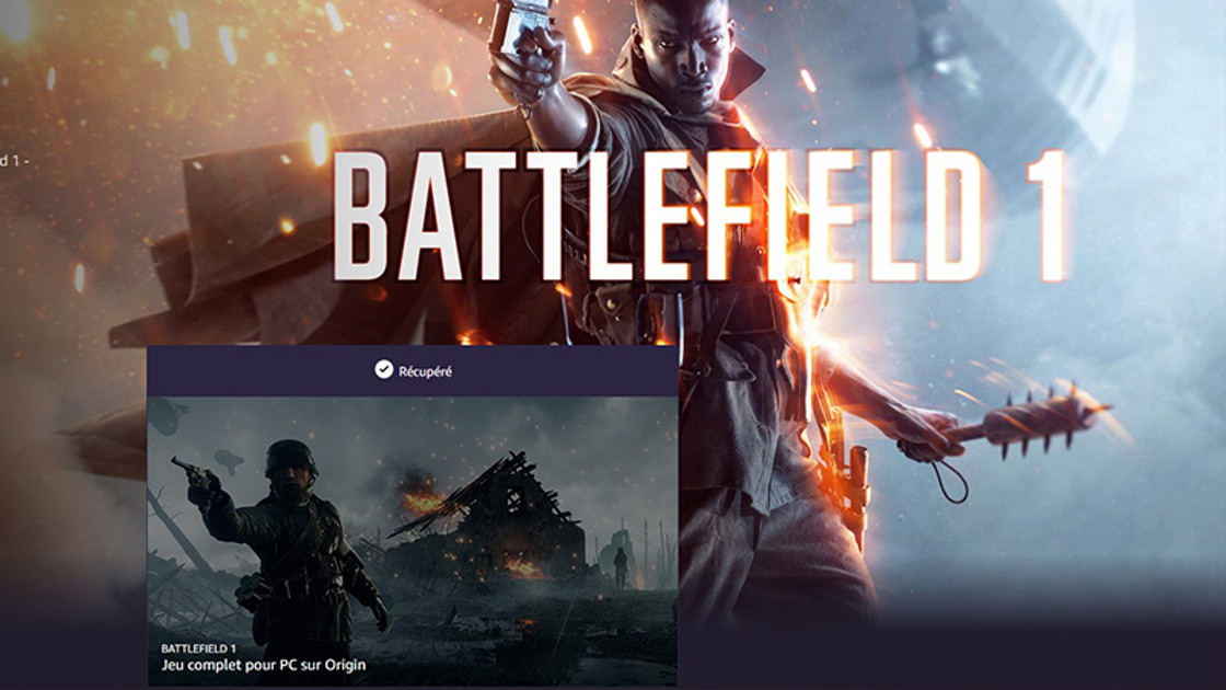 Battlefield 1 gratuit avec Amazon Prime Gaming, comment l'obtenir ?
