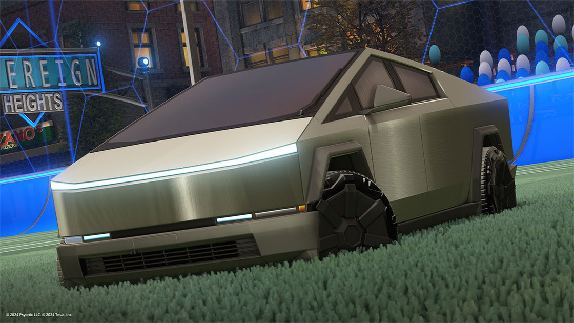 Fortnite x Cybertruck Tesla, comment l'obtenir dans le BR et sur Rocket League ?