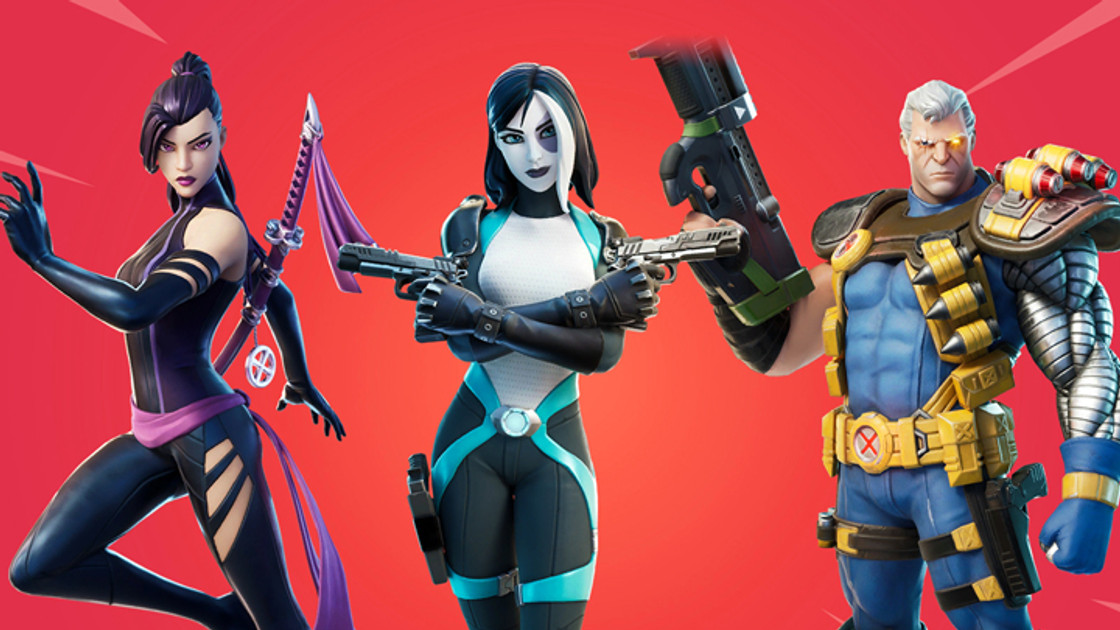 Fortnite : Skins Marvel pour Domino, Psylocke et Cable leak dans le patch 12.40