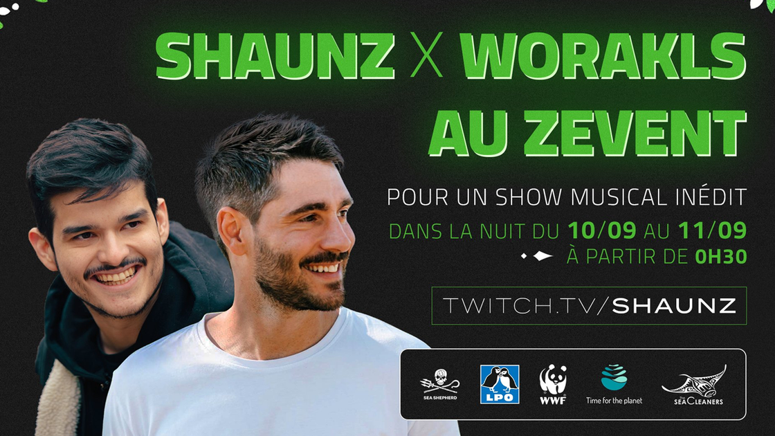 Worakls fera un show en live sur la chaîne de Shaunz au ZEvent 2022