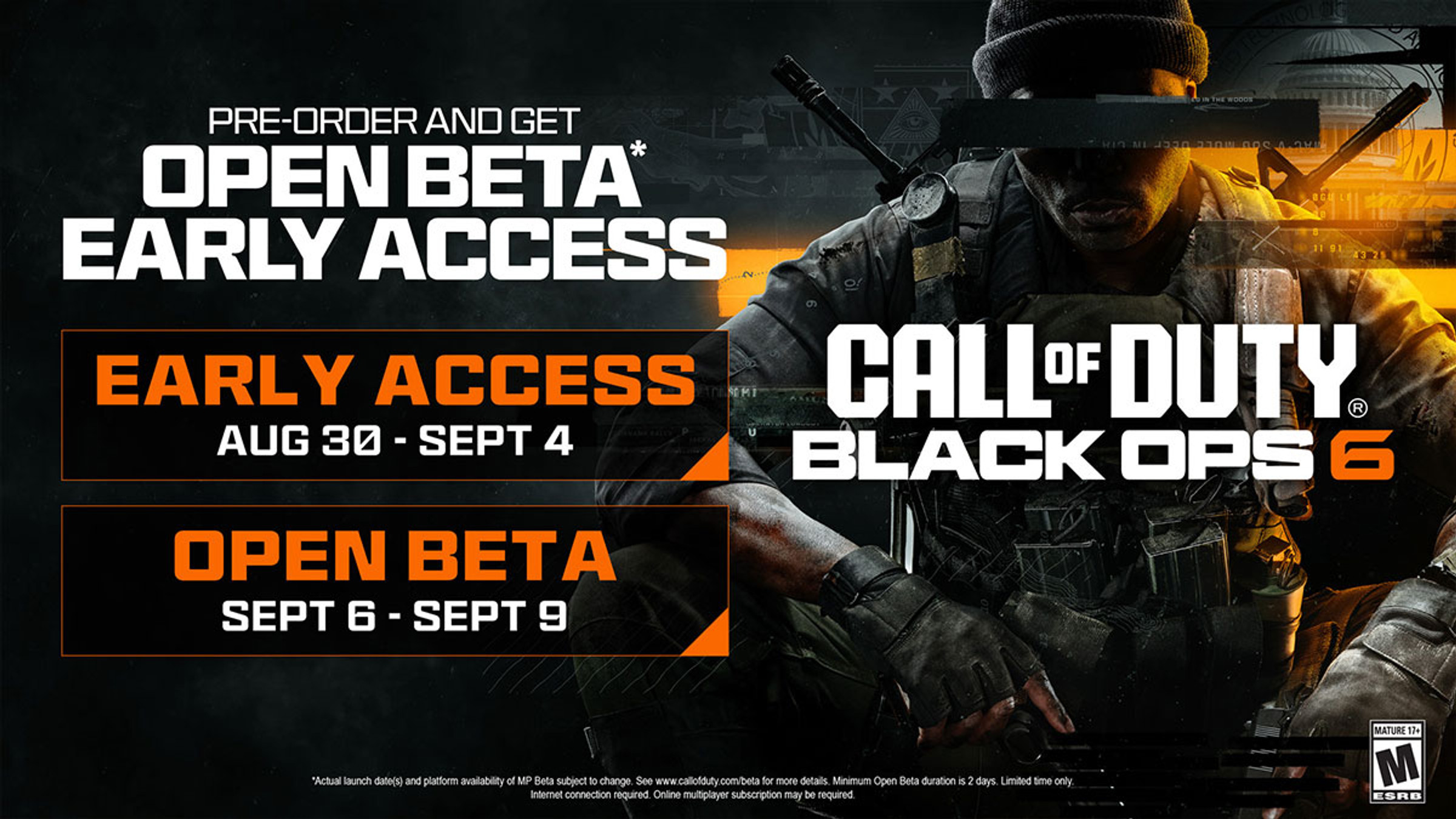 Beta Black Ops 6 : niveau max, date de début, date de fin, cartes, modes de jeu… tout ce qu’il faut savoir