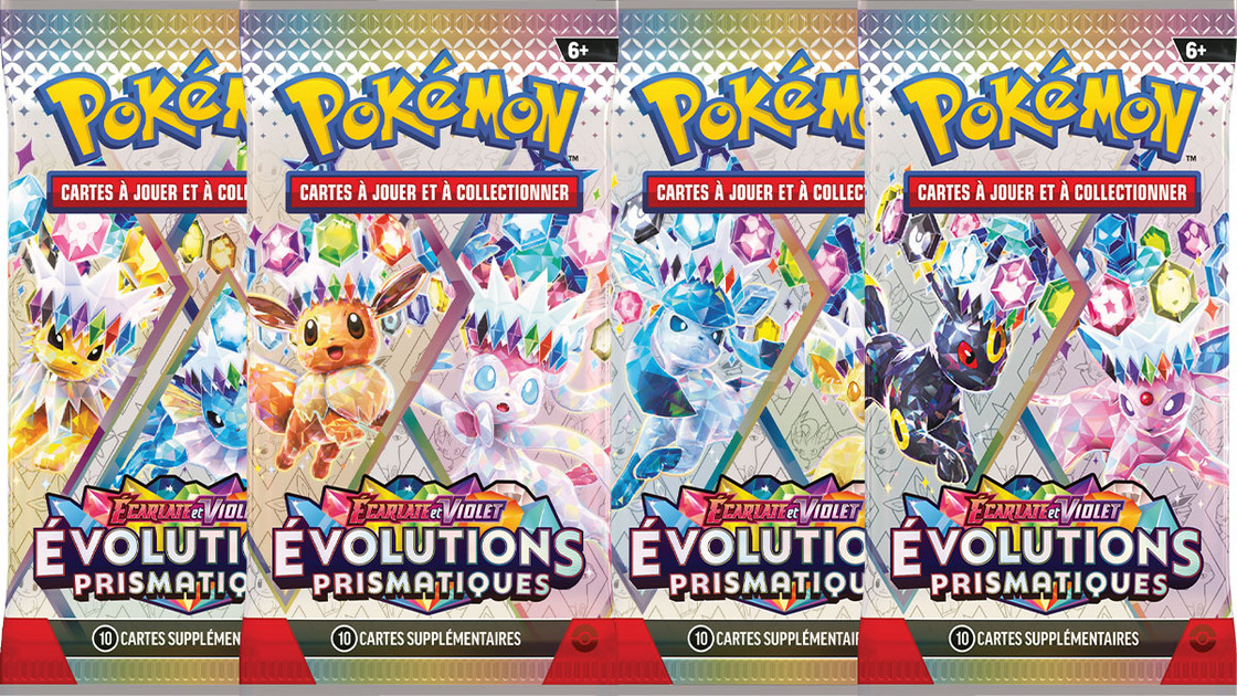 Pokémon JCC Écarlate et Violet : l'extension Évolutions Prismatiques avec les Evolii-tions est à croquer !