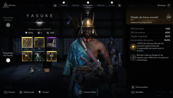 Armes légendaires de Yasuke dans Assassin's Creed Shadows : comment les trouver ?