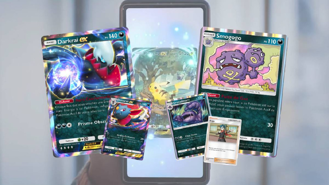 Les meilleurs decks Obscurité sur Pokémon TCG Pocket : Darkrai EX, Dimoret EX, Smogogo