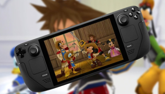 Kingdom Hearts Steam Deck, est-ce que les jeux peuvent tourner sur la console portable ?