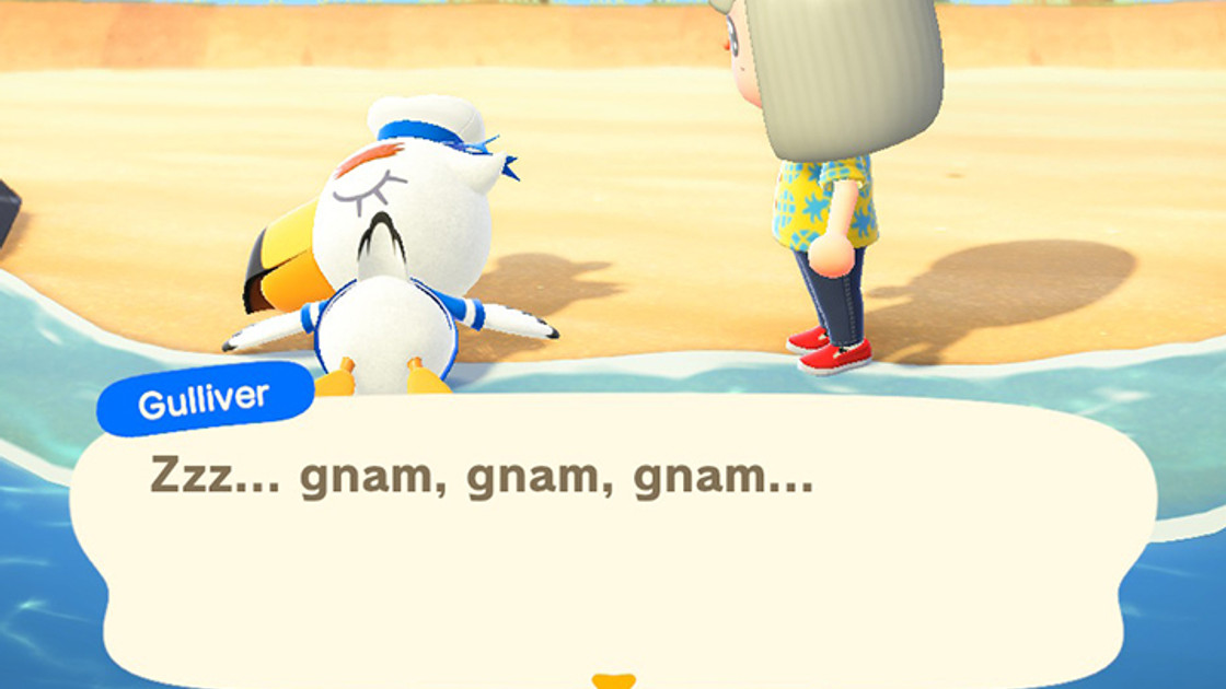 Gulliver dans Animal Crossing : New Horizons, comment le réveiller et trouver les émetteurs ?