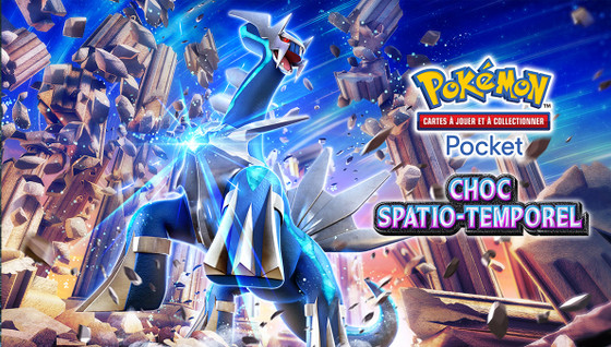 Heure de sortie de l'extension Choc Spatio Temporel de Pokémon JCC Pocket : le compte à rebours a commencé !