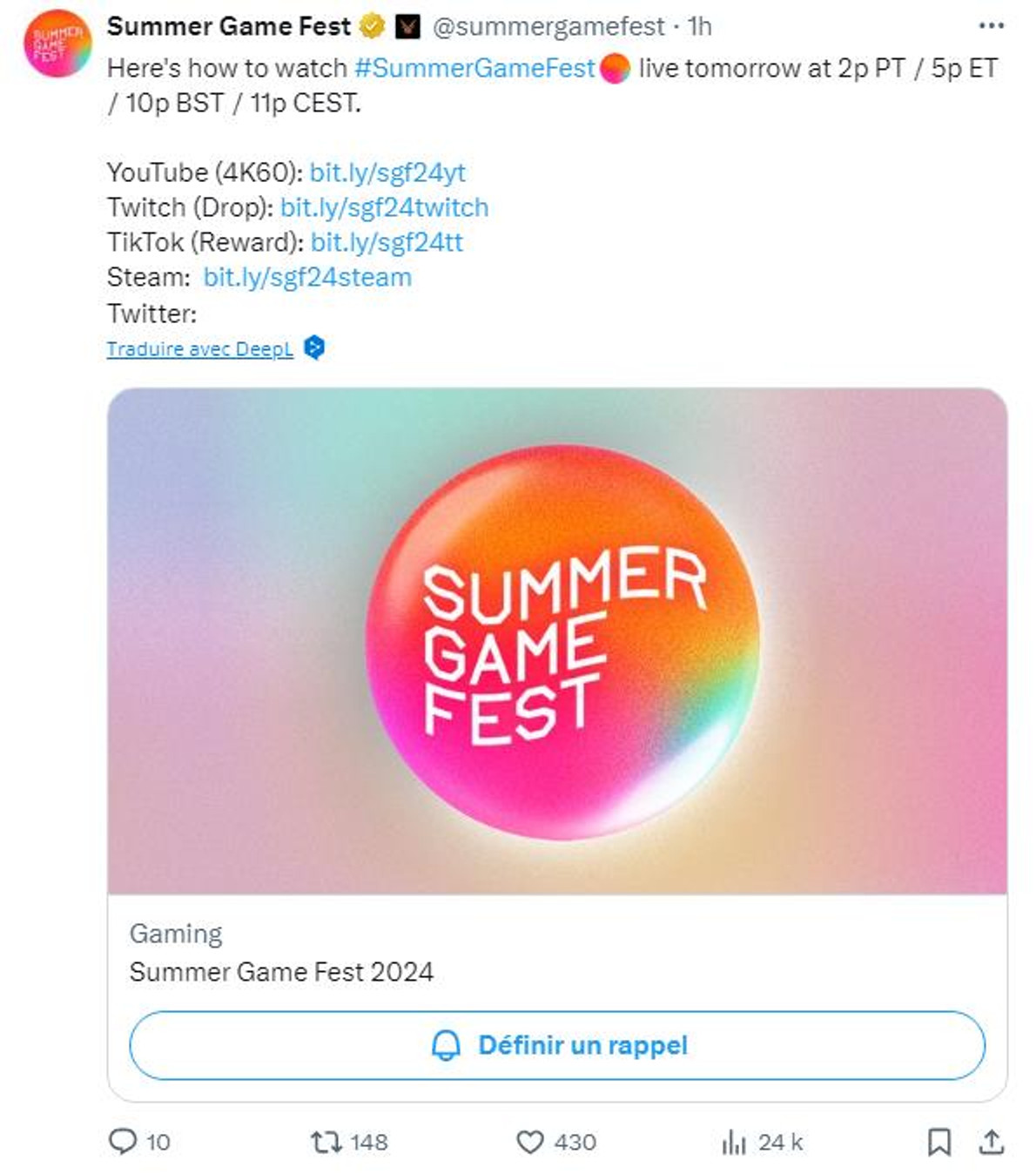 tweet-heure-summer-game-fest-2024