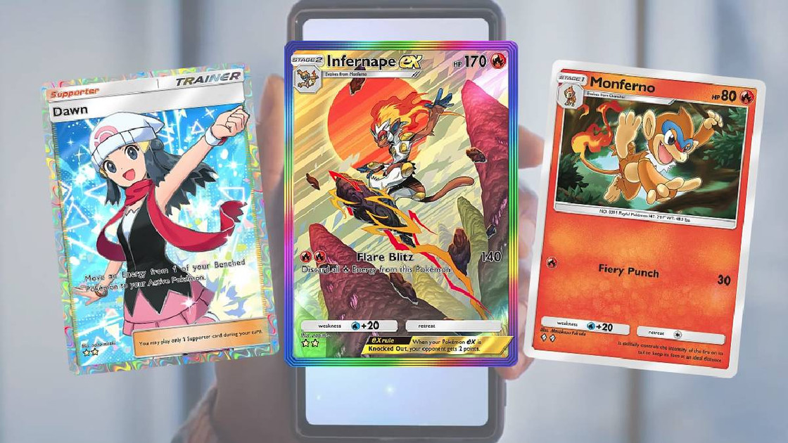 Meilleur deck Simiabraze EX avec Sulfura EX sur Pokémon TCG Pocket : liste des cartes