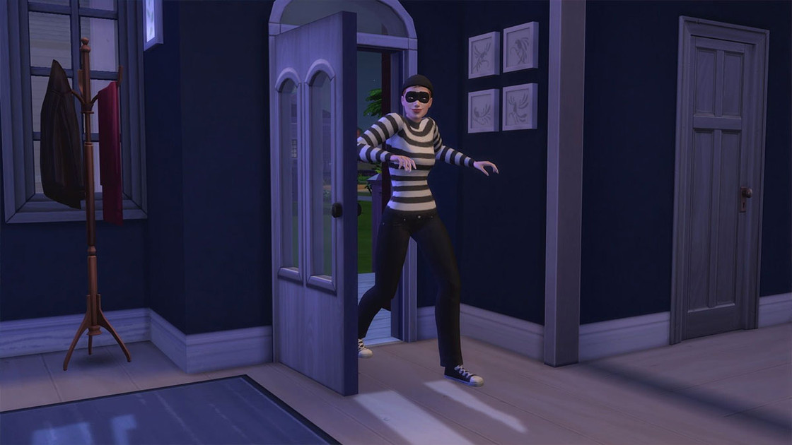 Cambrioleur Sims 4 : il est de retour pour vous jouer de mauvais tours !