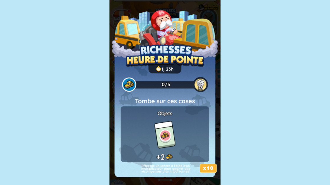 Richesses heure de pointe Monopoly GO, paliers, récompenses et durée pour l'événement d'août 2024