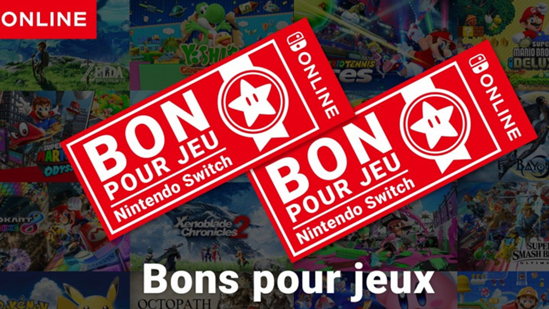 Nintendo Switch : Des bons pour obtenir des jeux en réduction